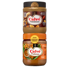 Calvé pindakaas of pindasaus mild